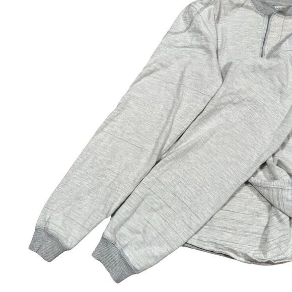 Carbon 2 Cobalt Men's Sz M Medium Light Gray Long Sleeve Shirt w Elbow Patch - Picture 4 of 13